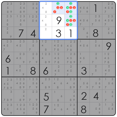 sudoku x wings explain
